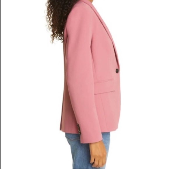 NWT Veronica Beard Mauve Pink Cutaway Dickey Jacket Size 2 - Picture 2 of 6